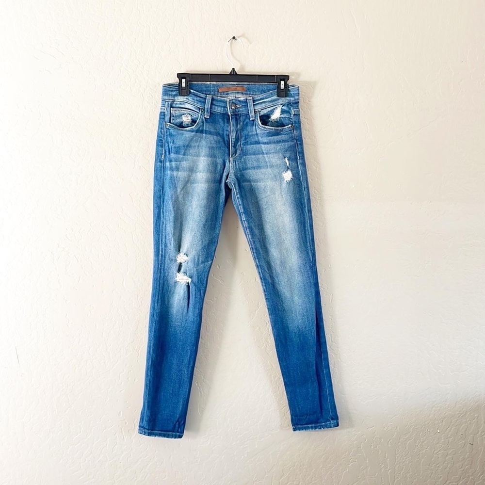 Joes Jeans Skinny Ankle Denim Distressed‎ Jeans